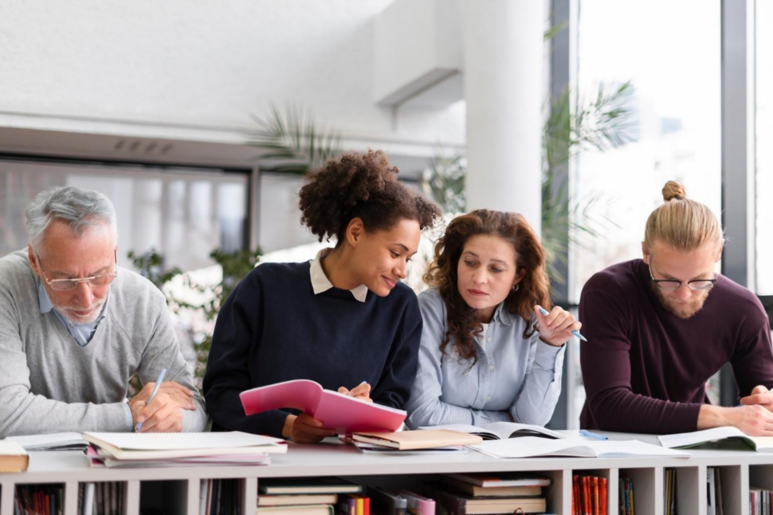 Trading desk with multiple economic data screens